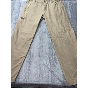 Dockers Chino Pants Mens 38x34 Beige High Rise Zip Fly Casual